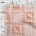 thumbnail image 2 of oneOone Velvet Orange Fabric Geometric Sewing Material Print Fabric By The Yard 58 Inch Wide, 2 of 4