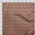 thumbnail image 3 of oneOone Viscose Chiffon Fabric Damask Ikat Print Sewing Fabric BTY 42 Inch Wide, 3 of 4