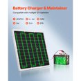 thumbnail image 4 of KFFKFF 50W 12V Solar Battery Charger Maintainer, Mono Solar Panel Trickle Battery Charger with Upgraded MPPT Controller, IP65 Waterproof, 4 of 9