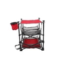 thumbnail image 4 of Ozark Trail Folding End Table, Red, Cup Holder, Outdoor Camping, 4 of 6