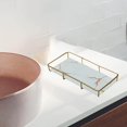 thumbnail image 1 of justharion Storage Rack Multi-layer Storage Box Perfume Jewellery Container Basket S Single Layer White, 1 of 8