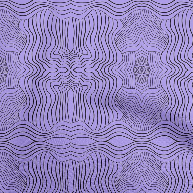 oneOone Velvet Medium Purple Fabric Moire Craft Projects Decor Fabric Printed By The Yard 58 Inch Wide-IA