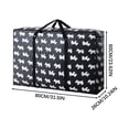 thumbnail image 2 of Sacs de Rangement Réutilisables Très Grands avec Poignées et Fermetures Éclair Robustes, Sac de Déménagement Lavable Ultra Résistant, Organisateur de Garde-Robe et sous le Lit pour Literie, Couverture, 2 of 2