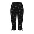thumbnail image 4 of FNFYFH Liquidation Capris de Yoga pour Femmes Frais Toute la Journée,Noir, 4 of 5