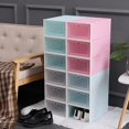 thumbnail image 3 of Stackable Storage Shoe Box Clear Closet Shelf Plastic Shoe Organizer Womens Mens Shoes Container,Maoww, 3 of 9