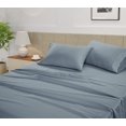 thumbnail image 3 of GFDYREE Queen Bed Sheets, 4 Pc Queen Size Bed Sheet Set, 450 Thread Count 100% Cotton Bed Sheets, Cooling Sheets Queen, Breathable Sheets Queen, Deep Pocket Queen Sheets - Forever Blue, 3 of 7