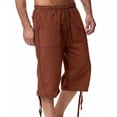 thumbnail image 4 of SHIXIAOO Men's Spring and Summer Sweatpants Jogging Pants Loose Casual Beach Capri Pants, 4 of 4