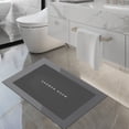 thumbnail image 4 of Diatomaceous Earth Bath Mat 16x24IN Super Absorbent Fast Drying Non-Slip Rubber Backing Washable Shower Floor Rug for Bathtub, 4 of 9