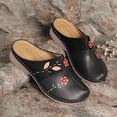thumbnail image 3 of LSLJS Summer Plus Size Hollow Flower Wedge Heel Women's Sandals And Slippers, Women's Slippers, 3 of 3