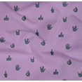 thumbnail image 4 of oneOone Organic Cotton Poplin Twill Fabric Finger Sign Symbol Print Fabric by Yard 42 Inch Wide, 4 of 4