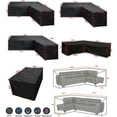thumbnail image 5 of Housse Imperméable pour Canapé Sectionnel de Patio, Protection Complète, 5 of 5