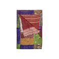 thumbnail image 1 of KANTHA SILK THROW BLANKET 50"X70", 1 of 1