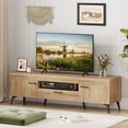 thumbnail image 4 of Costway TV Stand for 65 Inch TVs Modern Entertainment Center w/Drawer 2 Storage Cabinets, 4 of 10