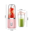 thumbnail image 4 of Black-Friday USB Rechargeable Handheld Blender | 400ml Portable Juicer Cup | 6 Stainless Steel Blades, 4 of 8