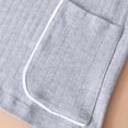 thumbnail image 4 of Besolor Pyjama Décontracté pour Femmes, Ensemble 2 Pcs, Haut à Col Ras du Cou Doux à Manches Longues et Pantalon, Tenue de Nuit Pjs avec Coussinet, 4 of 7