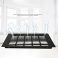 thumbnail image 2 of Lefu Black Alloy Rectangular Air Vent Grille Ventilation Cover for Cabinets Wardrobes, 2 of 9