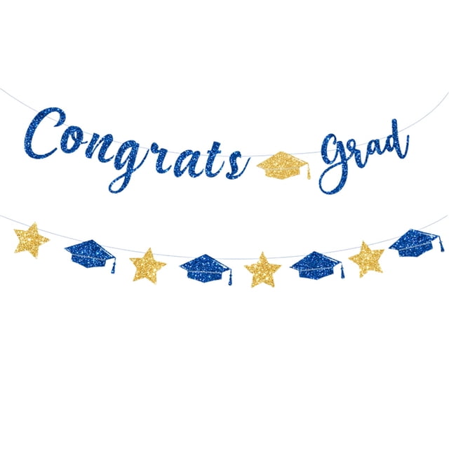 BKER Glittering Graduation Hanging Ornament Graduation Decoration Class Of 2025 Graduation Party Decoration For School Party
