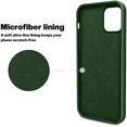 thumbnail image 4 of Compatible with iPhone 12 Pro Max Case 6.7 inch(2020),[Silky and Soft Touch Series] Premium Soft Liquid Silicone Rubber Full-Body Protective Bumper Case (Clover), 4 of 4