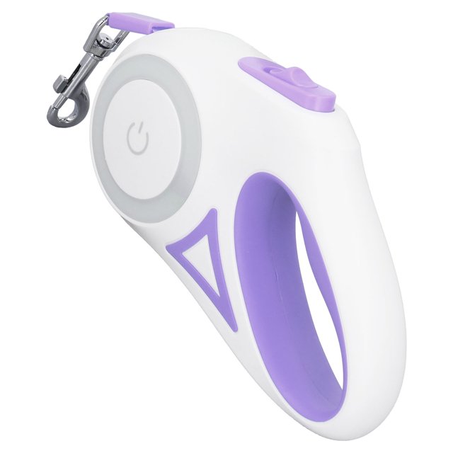 Retractable Dog Leash, Bright LED Light One Handed Brake Pause Lock Duty Pet Leash