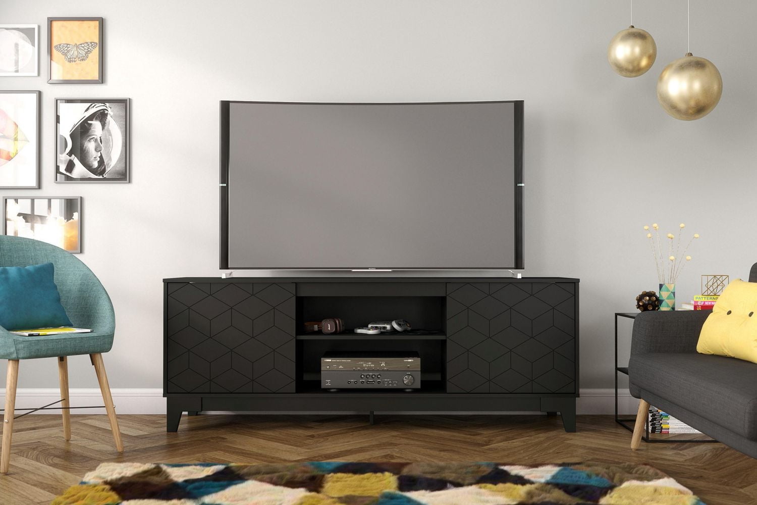 Nexera Meuble audio-vidéo Hexagon, 72 po