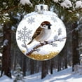 thumbnail image 3 of 2D Acrylic Animal Themed Christmas Tree Decorations Set Shatterproof Ornaments For Home And Holiday Festive, 3 of 6