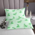 thumbnail image 3 of Erosebridal Safari Cheetah Coverlet Set Queen, Woodland Animal Bedding Set, Green Room Decor 3 Pieces, 3 of 5