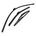 thumbnail image 2 of Windshield Window Wiper Blades, 3Pcs Reliable Performance Front Rear Wiper Blades Set  for Captur X87 2016 To 2024, 2 of 7