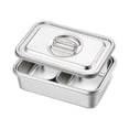 thumbnail image 4 of Elodie Assiette Anti-Frottement Nourriture Anti-Frottement Cuisine Dîners Buffet Serveur Anti-Frottement Buffet Ensemble de Anti-Frottement 2 Compartiments, 4 of 8