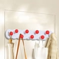 thumbnail image 1 of EGNMCR Strong Adhesive Hanging Hook Nine Hooks Suitable For Rental Houses And Kitchens No Installation Required Efficient Adhesion Plastic Paste hook, 1 of 6