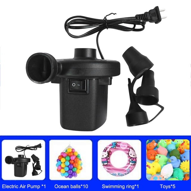 Amdohai Electric Air Pump, Portable Inflate and Deflate Air Pump with 3