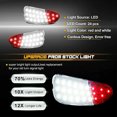 thumbnail image 3 of POSSBAY Blanc Rouge LED Panneau de Porte de Courtoisie des Lumières Intérieures pour FORD F150 F250, 3 of 5