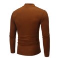 thumbnail image 3 of CEHVOM Nouvelle Chemise de Base pour Hommes à Col Montant Automne et Hiver, 3 of 6
