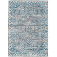 thumbnail image 1 of Barron 5' x 7' Washable Area Rug, Grey and Green, 1 of 8