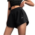 thumbnail image 1 of Timegard Athletic Shorts for Women High Waist Side Split Loose Lightweight Workout Running Shorts, 1 of 5