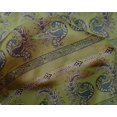 thumbnail image 4 of oneOone Silk Tabby Fabric Peacock Block Printed Craft Fabric BTY 42 Inch Wide, 4 of 4