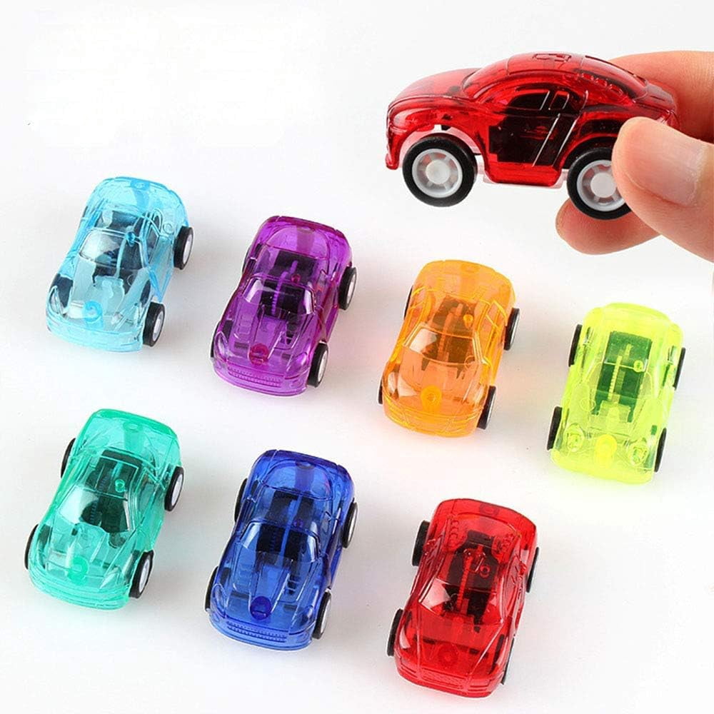 WJCA 12 Pcs Voitures de Course à Rétrofriction - Mini Cadeaux de Fête pour Enfants, Jouets de Coffre au Trésor pour la Classe, Prix de Carnaval, Remplissages de Piñata et Articles pour