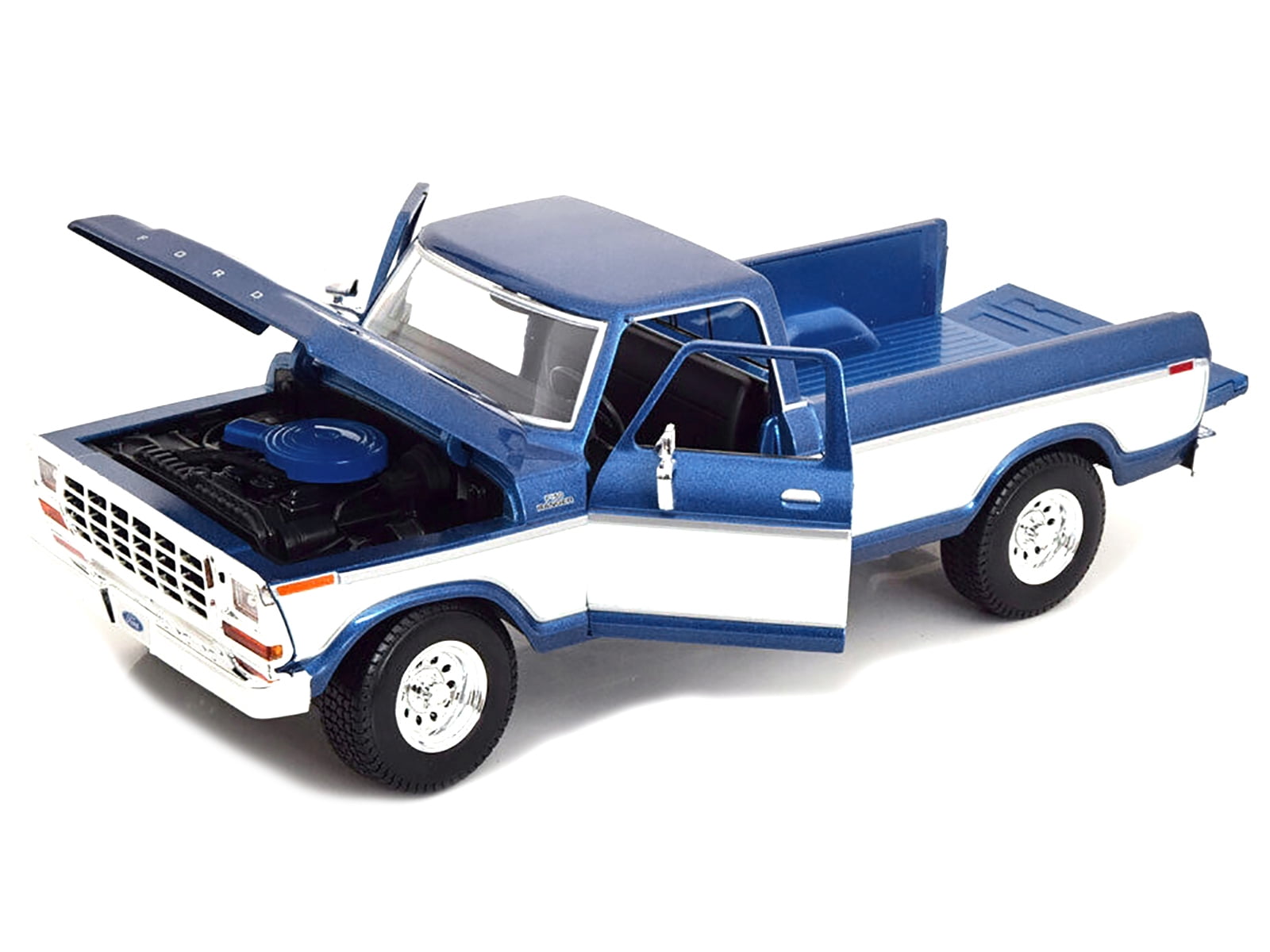 ホットウィール マテル ミニカー1979 Ford F-150 1979 Ford F-150 Ranger Pickup Truck Blue Metallic and Cream