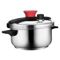 thumbnail image 4 of Tnarru Cuiseur à Pression pour Cuisinière, Cuiseur à Riz Portable 4,0 L, Batterie de Cuisine, Marmite pour Ragoût de Viande, Marmite de Cuisson Instantanée pour Maisons, Hôtel, Intérieur Extérieur, 4 of 8