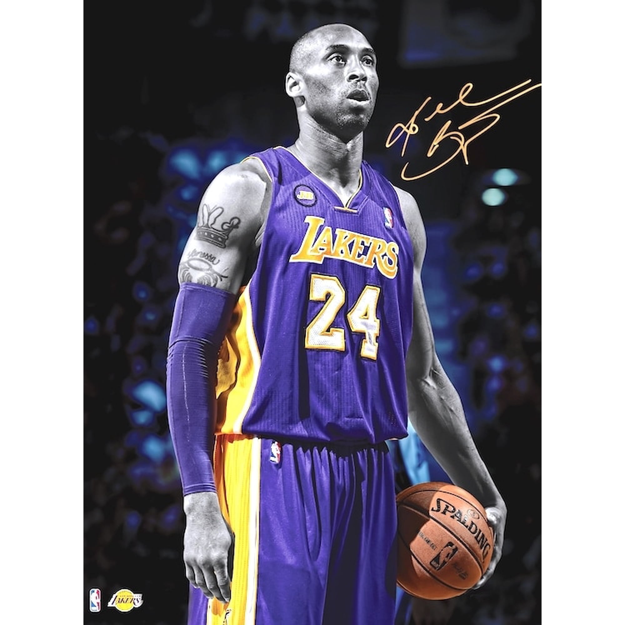 Kobe Bryant Poster Lakers Large Photo Wall Art Print (24 x 36