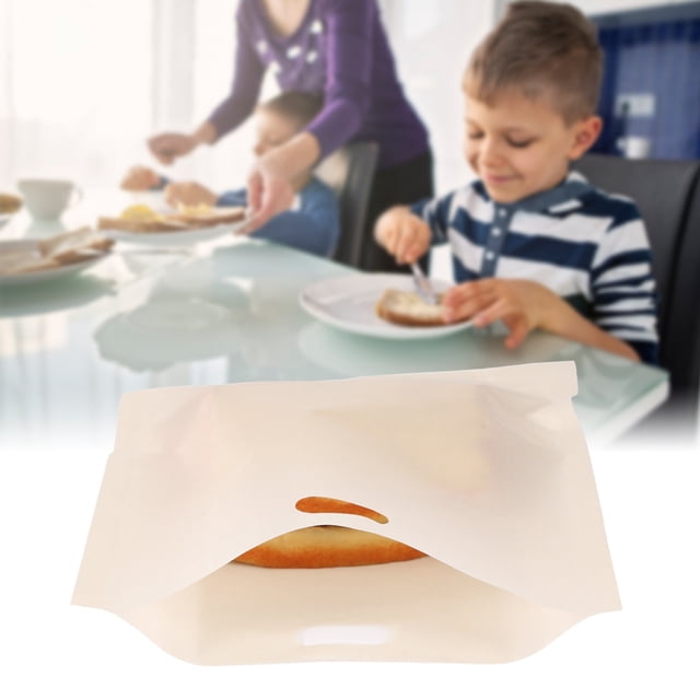 Reusable Toaster Bag, Non Stick Bread Bag, Reusable Non Stick Coated Fiberglass Microwave Heating Pastry Toaster Bread Bags