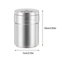 thumbnail image 3 of Suncoda Seasoning Jar, Stainless Steel Seasoning Jar Kitchen Seasoning Jar Seasoning Box Large Capacity Seasoning Bottle Jar Stall Barbecue Seasoning Bottle, 3 of 5