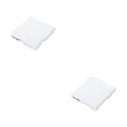 thumbnail image 2 of crativent Plastic PC CD Writer USB Power Shockproof Indoor Outdoor Dining Room DVD Driver Noise Cancelling Laptop Reader White 2Set, 2 of 6