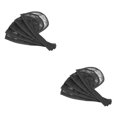 thumbnail image 3 of kurtrusly 5pcs Hair Net for Making Ponytail Caps Hair Wig Accessories Net Weaving black length 19.2cm 2Set, 3 of 6
