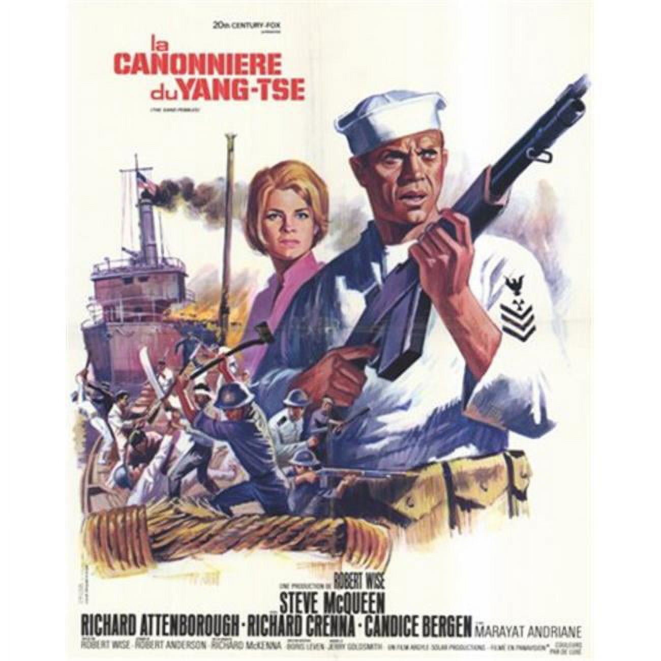 Posterazzi MOV293358 The Sand Pebbles Movie Poster - 11 x 17 in.