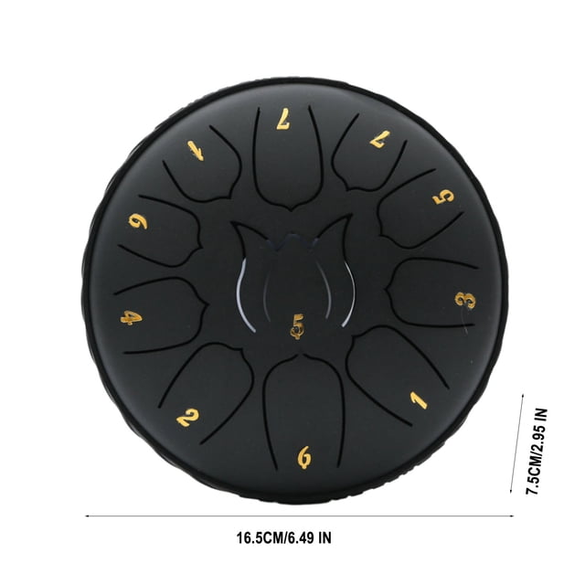 Birdeem 6-Inch 11 Tone Childrens Hand Drum Forget Worry Drum Adult Hand Disc Drum