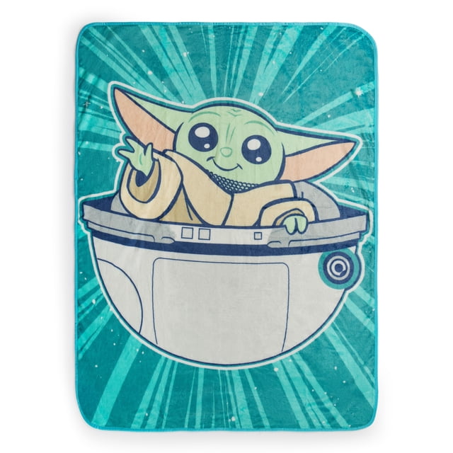 The Mandalorian Kids Silk Touch Fleece Throw, 100% Polyester
