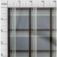 thumbnail image 1 of oneOone Cotton Poplin Gray Fabric Madras Check Craft Projects Decor Fabric Printed By The Yard 56 Inch Wide, 1 of 4