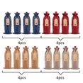 thumbnail image 1 of Linen Wine Bottle Bag Set Wine Bottle Set Linen Tag Red Wine Packaging Bag, 1 of 1