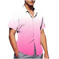 thumbnail image 1 of Pisexur T Shirts for Man , Chemise Décontractée pour Hommes, Col Rabattu, Manches Courtes, Boutonnée, Rose, G, Golf, Hommes, 1 of 7