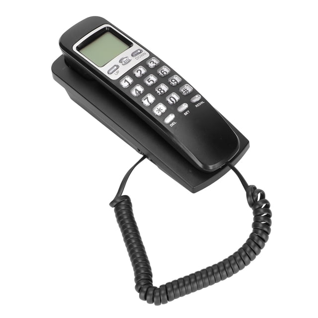 Retro Wall Phone KXT777CID Corded Wall Phone Calendar LCD Display Function Landline Corded Telehone For Hotel